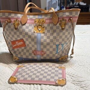 Sold locally!!!
Damier Azur Summer Trunks Neo Neverfull MM